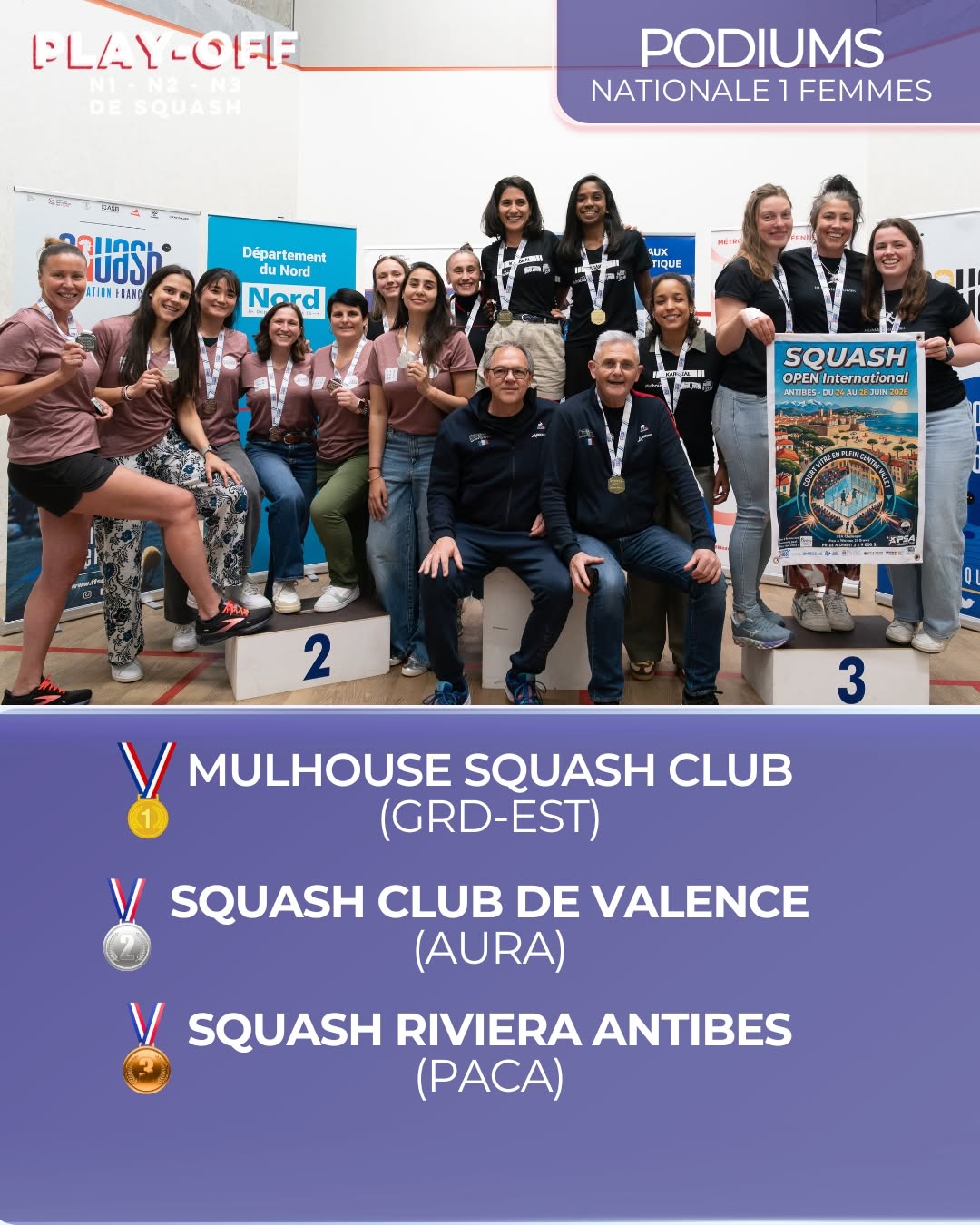PLAYOFFS INTERCLUBS : MULHOUSE ET VALENCIENNES CHAMPIONS DE FRANCE